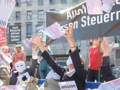 Protestierende Menschen